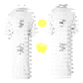 My First 2022 Sunflower Pregnancy New Mom To Be T-Shirt - Monsterry