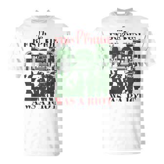 The First Pride Was A Riot Queer Riot Lgbtq Pride Month T-Shirt - Thegiftio UK
