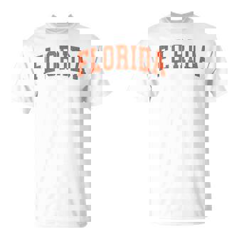 Florida Fl Vintage Athletic Sports Style 80S 90S T-Shirt | Mazezy