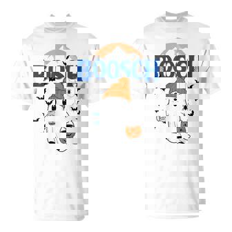 Boo Ghost Halloween Beer Drinking Spooky Season Men T-Shirt | Mazezy