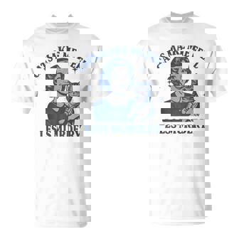 Cat Lover Cats Make Me Feel Less Murdery T-Shirt - Monsterry