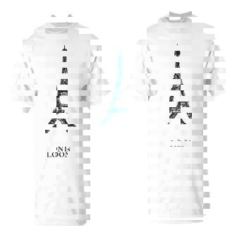 Europe ロンドン ブリテン エッフェル塔 パリ フランス Tシャツ - Kawaiitshirt
