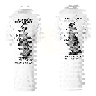 Fight Or Flight Meme Penguin With Knife T-Shirt | Mazezy