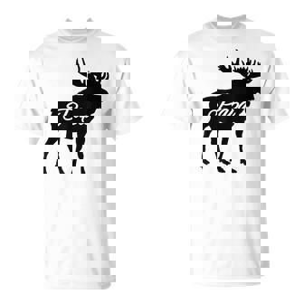 Papa Moose Father's Day T For Dad T-Shirt - Thegiftio UK