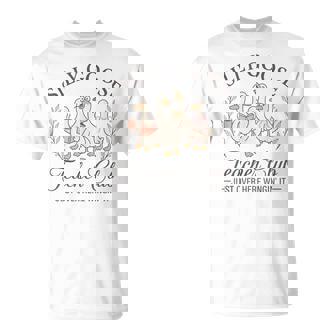 Silly Goose Teacher Club Teacher Appreciation T-Shirt | Mazezy