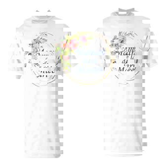 Future Mère De La Mariée Fleurs Mariage Maman De La Mariée T-Shirt - Cadeauxyz