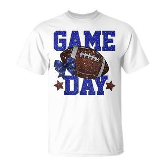Game Day Football Bling Bling Game Day Vibes Football Lover T-Shirt - Thegiftio