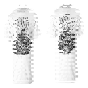 Gorila Mode Gym Ape Fitness Coachwole Mono En La Parte Posterior In Mangas Camiseta unisex - Regaloses