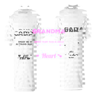 Grandma Idea Granny Grandmother For Black X-Small Short Sleeve Crew Neck Classic Fit Modern Style Unique Graphic T-Shirt - Monsterry