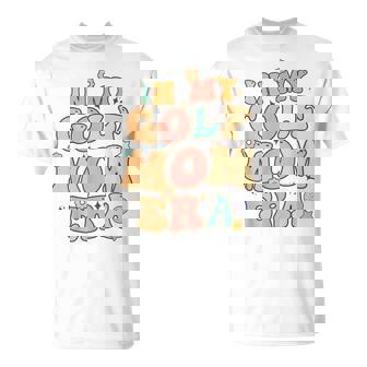 Groovy In My Golf Mom Era Retro Mom Mother's Day T-Shirt | Mazezy
