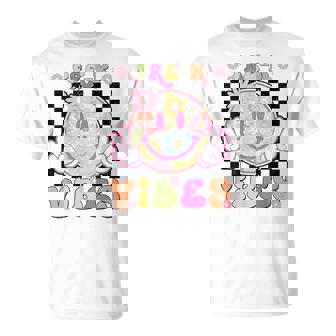 Groovy Pre-K Prek Vibes First Day Of School Teacher Girls T-Shirt - Monsterry