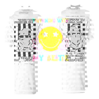 Groovy Twinning With My Bestie Spirit Week Friends T-Shirt - Seseable