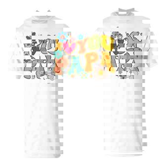 Groovy 父の日 I Love You Papa フラワー ヒッピー Tシャツ - Kawaiitshirt