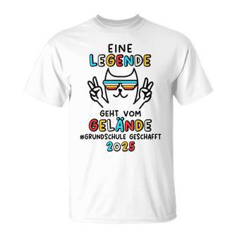 Grundschule 2025 Geschafft Grundschule Abschluss T-Shirt - Geschenkecke