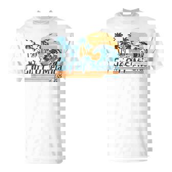 Gulf Of 'Merica Us Est 2025 Retro Vintage Beach T-Shirt - Thegiftio