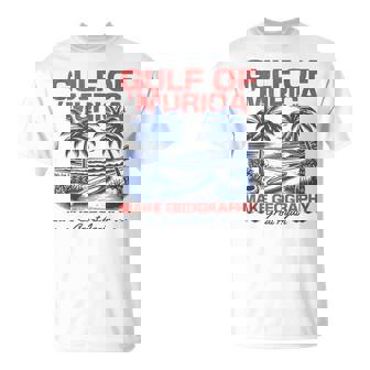 Gulf Of Usa American Gulf Of Murica Patriotic Beach T-Shirt - Monsterry