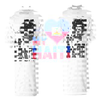 Haitian Flag Day Love Haiti Heart Haitian Roots Haiti Flag T-Shirt - Thegiftio UK
