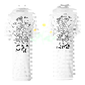 Happiness Is Being A G-Ma Daisy Flower Love T-Shirt - Monsterry