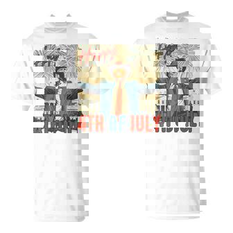 Happy 4Th Of July Trump America Freedom Independence Day T-Shirt - Thegiftio UK