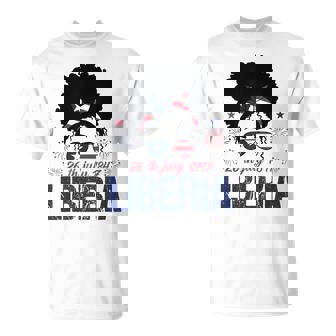 Happy Liberia Independence Day Liberia Liberian Flag T-Shirt - Monsterry