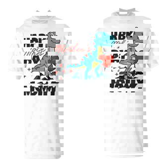 Happy Mother's Day Mommy Dino Son For Mom Trex Toddlers Boys T-Shirt | Mazezy