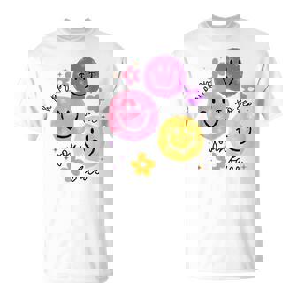 Happy To See Your Face Smile Teacher Back To School T-Shirt - Monsterry