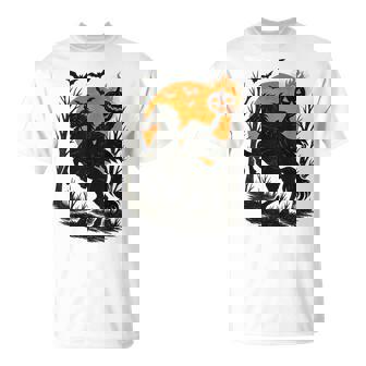 Headless Horseman Scary Pumpkin Spooky Classic Halloween T-Shirt - Monsterry