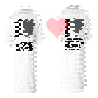 I Heart Kyo ファーストネーム I Love パーソナライズ Tシャツ - Kawaiitshirt