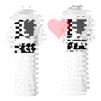 I Heart Nico First Name I Love Cosas Personalizadas Camiseta unisex - Regaloses