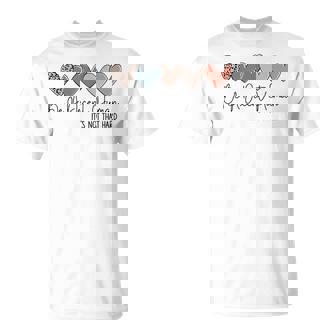 Heart Retro Vintage Be A Decent Human It's Not That Hard T-Shirt - Thegiftio