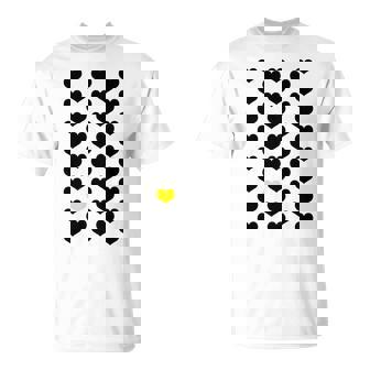 Heart Yellow 長袖tシャツ Tシャツ - Kawaiitshirt