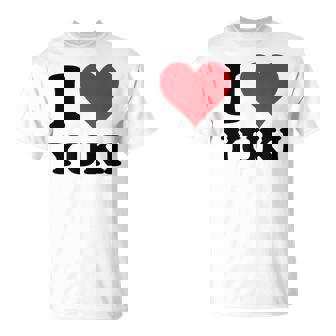 I Heart Yukiファーストネーム I Love パーソナライズ Tシャツ - Kawaiitshirt