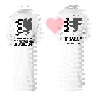 I Heart Yurina ファーストネーム I Love パーソナライズ Tシャツ - Kawaiitshirt