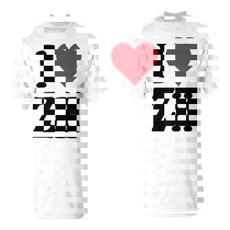 I Heart Zh Initials I Love ZH First And Last Name Z H Tシャツ - Kawaiitshirt