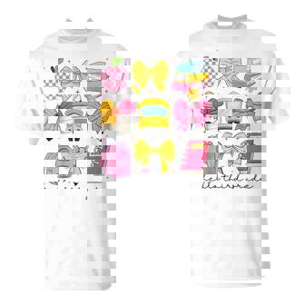 Hello Third Grade Back To School Coquette Bow Girls Squad T-Shirt - Thegiftio