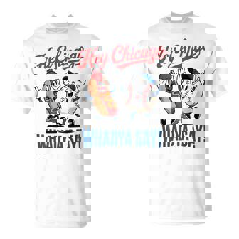 Hey Chicago Whadya Say Baseball Hot Dog 4Th Of July T-Shirt - Monsterry