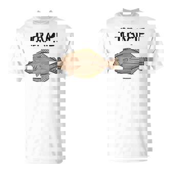 Hirame ヒラメ 平目 鮃 魚好き 願掛け 釣り好き 海釣り 趣味 おもしろ 寿司ネタ 趣味釣り 船釣り 釣り Tシャツ - Kawaiitshirt