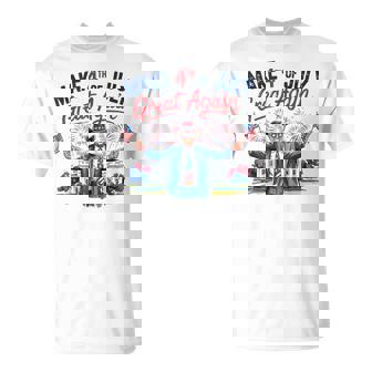 Humor Trump Make 4Th Of July Great Again Women T-Shirt - Monsterry
