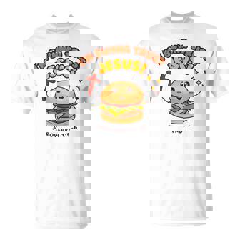 I'm Bunna Trust Jesus 箴言 クリスチャンハンバーガーしゃれ Tシャツ - Kawaiitshirt