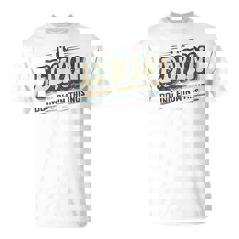 I'm Edwin Doing Edwin Things Edwin 名前 Tシャツ - Kawaiitshirt