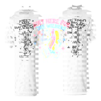 I'm Just Here For Wieners 4Th Of July Hot Dog Women T-Shirt | Mazezy