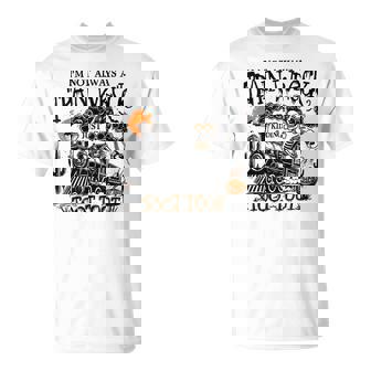 I'm Not Always A Train Wreck Halloween Crew Women T-Shirt | Mazezy