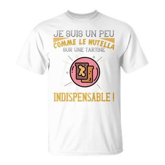 Indispensable Comme Le Nutella Cadeau Humour Homme Manche Longue T-Shirt - Cadeauxyz