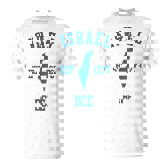 Israel Est 1273 Bce Jewish Pride Jerusalem Day T-Shirt - Monsterry