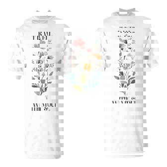 It Is Well With Myoul Christian 花柄 引用 クリスチャン 長袖tシャツ Tシャツ - Kawaiitshirt
