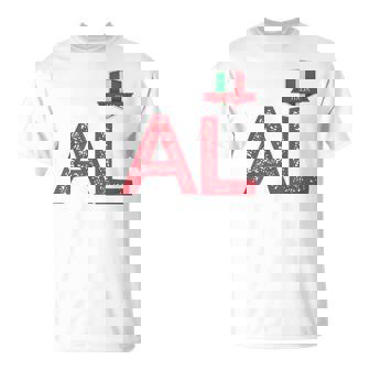 Italia Italia Bandera Humana Letras A Y L Italia Italia Camiseta unisex - Regaloses