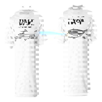 Iwashi イワシ 鰯 魚好き 願掛け 釣り好き 海釣り 趣味 おもしろ 寿司ネタ 趣味釣り 船釣り 釣り Tシャツ - Kawaiitshirt