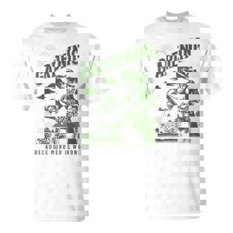 Jardinería Porque El Asesinato Es Incorrecto Jardinería Irónica Para Es Camiseta unisex - Regaloses