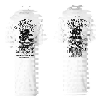 Je Serais Peut-Être Un Peu Plus Sociable Humour Chat Drôle T-Shirt - Cadeauxyz