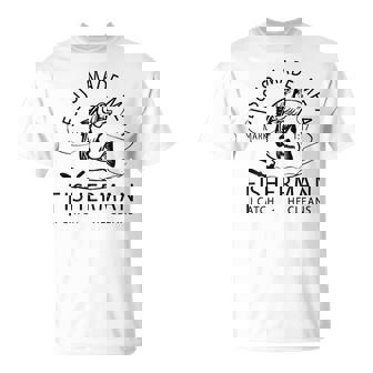 Jesus Made Me A Fisherman On Back T-Shirt | Seseable FR